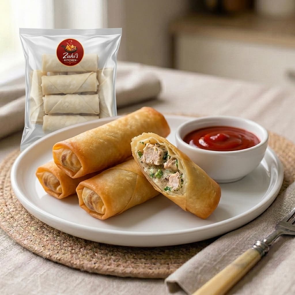 Malai Boti Spin Roll